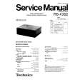 TECHNICS RS-X302 Instrukcja Serwisowa