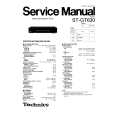 TECHNICS STGT630 Instrukcja Serwisowa