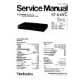 TECHNICS STG450L Instrukcja Serwisowa