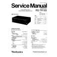 TECHNICS RST165 Instrukcja Serwisowa