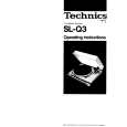 TECHNICS SL-Q3 Instrukcja Obsługi