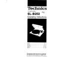 TECHNICS SL-B202 Instrukcja Obsługi