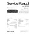 TECHNICS RS-TR262 Instrukcja Serwisowa