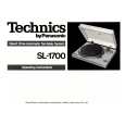 TECHNICS SL-1700 Instrukcja Obsługi