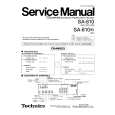 TECHNICS SA810/K Instrukcja Serwisowa