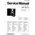 TECHNICS SB-3670 Instrukcja Serwisowa
