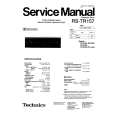 TECHNICS RST157 Instrukcja Serwisowa