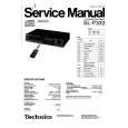 TECHNICS SLP333 Instrukcja Serwisowa