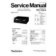 TECHNICS RS-X844 Instrukcja Serwisowa