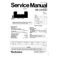 TECHNICS SECH530 Instrukcja Serwisowa