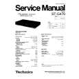 TECHNICS STG470 Instrukcja Serwisowa
