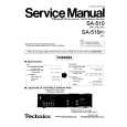 TECHNICS SA510/K Instrukcja Serwisowa