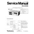 TECHNICS RSM33G Instrukcja Serwisowa