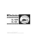 TECHNICS SL1200 Instrukcja Obsługi