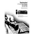 TECHNICS SAEX300 Instrukcja Obsługi