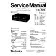 TECHNICS RS-X990 Instrukcja Serwisowa