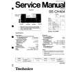 TECHNICS SECH404 Instrukcja Serwisowa