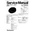 TECHNICS SLXP570 Instrukcja Serwisowa
